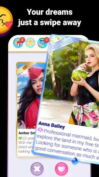 Love Stories: Dating game [MOD: безлимитные билеты и алмазы] — Скачать бесплатно (APK) — скриншот 2