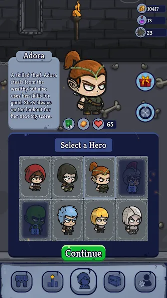 Скачать Rogue Ascension: Roguelike RPG [MOD: бесконечные ресурсы и усиленные герои] — скриншот 1