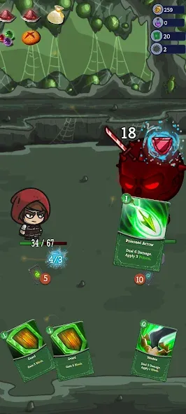 Скачать Rogue Ascension: Roguelike RPG [MOD: бесконечные ресурсы и усиленные герои] — скриншот 5