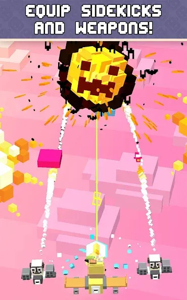 Взломанная Shooty Skies [MOD: безлимитные деньги и открыты все самолеты] на Андроид — скриншот 4
