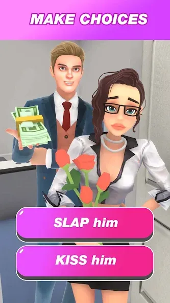 Скачать взлом Become an Office Queen [MOD: безлимитные деньги и энергия] — скриншот 1