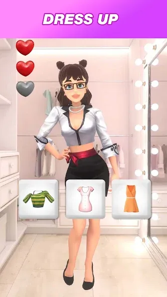 Скачать взлом Become an Office Queen [MOD: безлимитные деньги и энергия] — скриншот 3