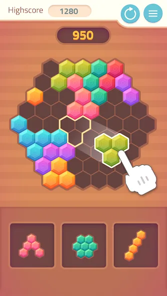 Triangles & Blocks [MOD: безлимитные ходы и открыты все уровни] на Андроид — скриншот 4