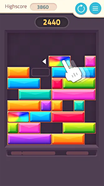 Triangles & Blocks [MOD: безлимитные ходы и открыты все уровни] на Андроид — скриншот 5