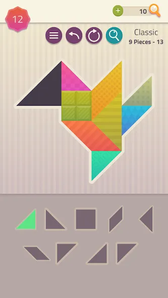 Polygrams - Tangram Puzzles [MOD: без рекламы и все пазлы открыты] (Бесплатно / APK) — скриншот 2