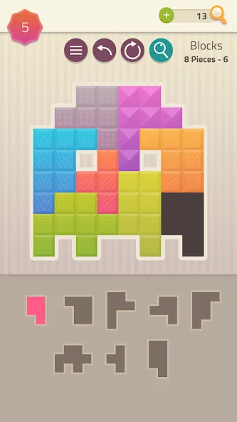 Polygrams - Tangram Puzzles [MOD: без рекламы и все пазлы открыты] (Бесплатно / APK) — скриншот 5
