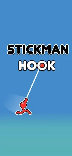 Stickman Hook [MOD: безлимитные монеты и все уровни] последняя версия — скриншот 1