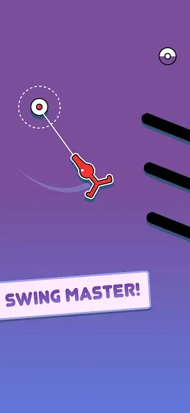Stickman Hook [MOD: безлимитные монеты и все уровни] последняя версия — скриншот 3