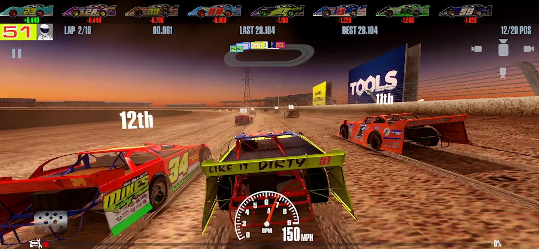 Скачать Stock Car Racing [MOD: безлимитные деньги и тюнинг авто] — скриншот 2