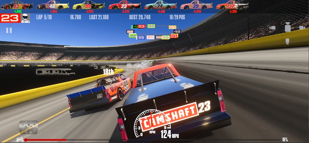 Скачать Stock Car Racing [MOD: безлимитные деньги и тюнинг авто] — скриншот 3