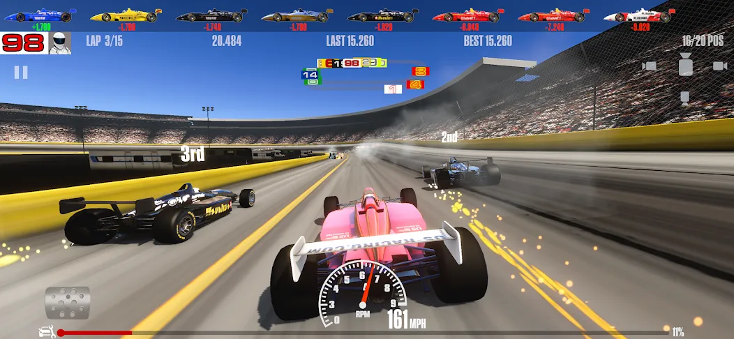 Скачать Stock Car Racing [MOD: безлимитные деньги и тюнинг авто] — скриншот 4