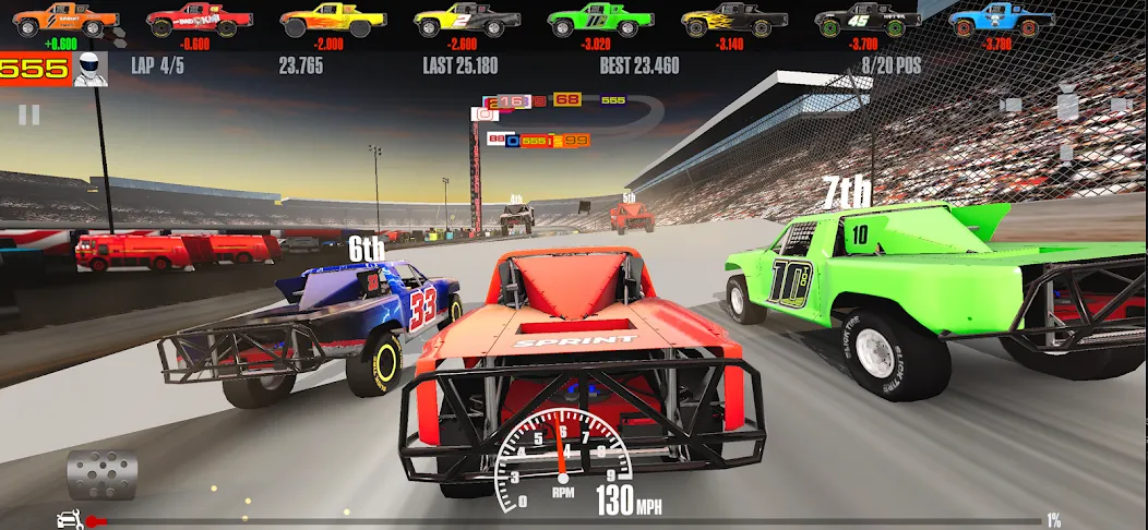 Скачать Stock Car Racing [MOD: безлимитные деньги и тюнинг авто] — скриншот 5