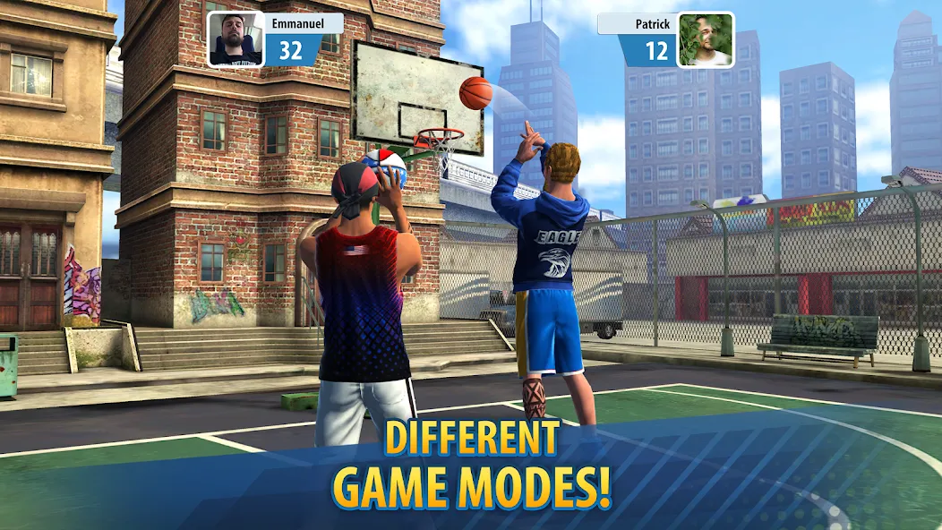 Скачать Basketball Stars: Multiplayer [MOD: безлимитные деньги и все мячи открыты] на телефон — скриншот 5