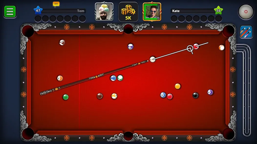 8 Ball Pool [MOD: безлимитные монеты и кий] последняя версия — скриншот 2