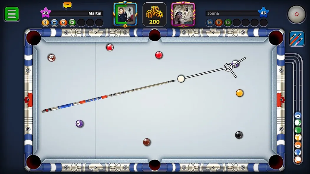 8 Ball Pool [MOD: безлимитные монеты и кий] последняя версия — скриншот 3
