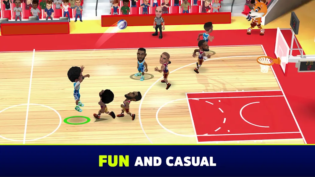 Mini Basketball [MOD: безлимитные деньги и улучшения] (Бесплатно / APK) — скриншот 1