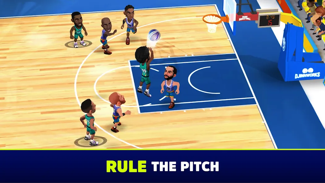 Mini Basketball [MOD: безлимитные деньги и улучшения] (Бесплатно / APK) — скриншот 2