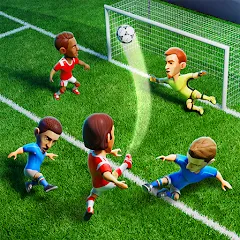 Mini Football - Mobile Soccer [MOD: безлимитные монеты и открыты команды] на Андроид