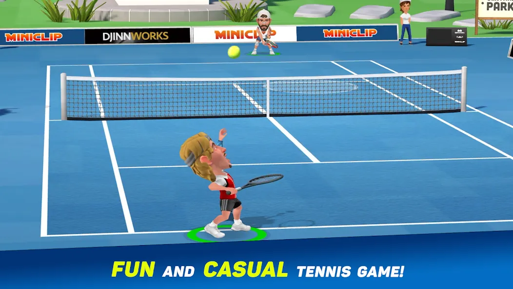 Mini Tennis: Perfect Smash [MOD: безлимитные монеты и энергии] последняя версия — скриншот 1