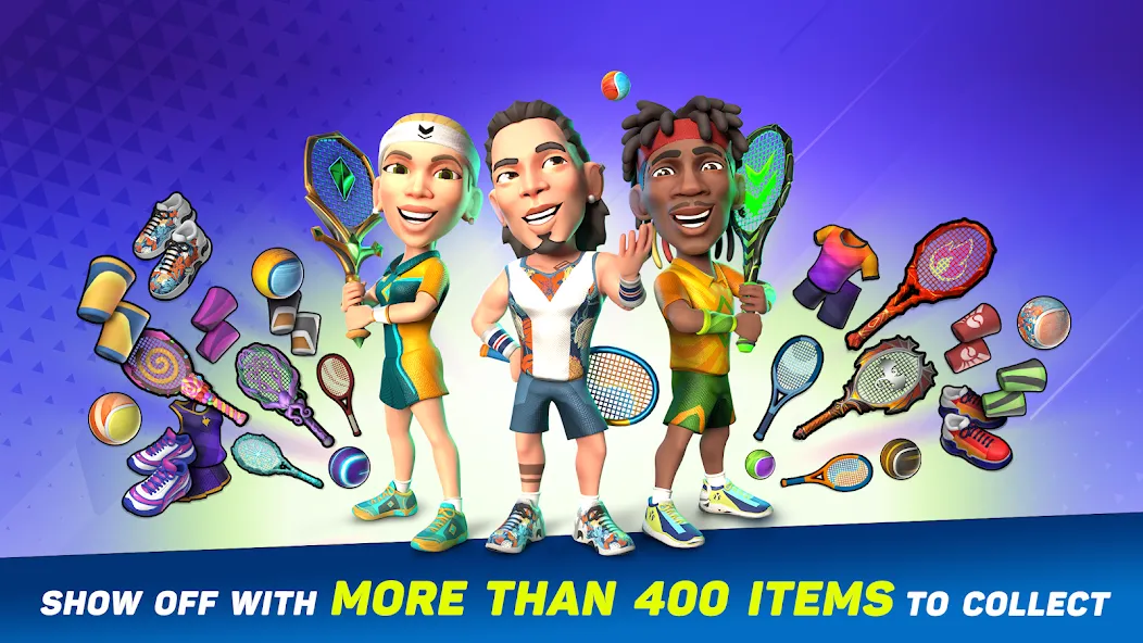 Mini Tennis: Perfect Smash [MOD: безлимитные монеты и энергии] последняя версия — скриншот 5