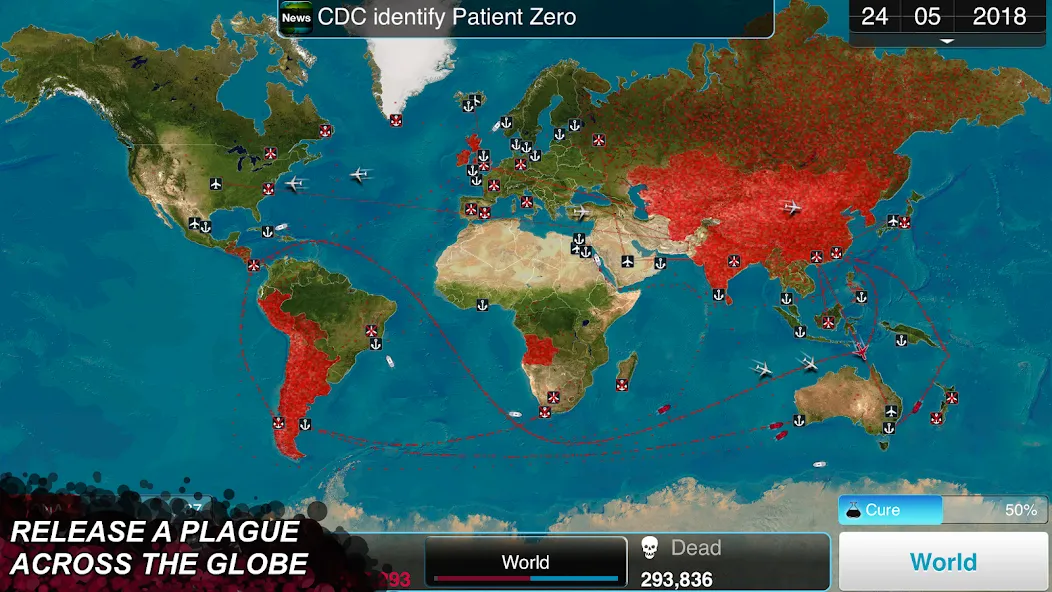 Скачать Plague Inc. [MOD: разблокированы все вирусы и сценарии] на телефон — скриншот 2