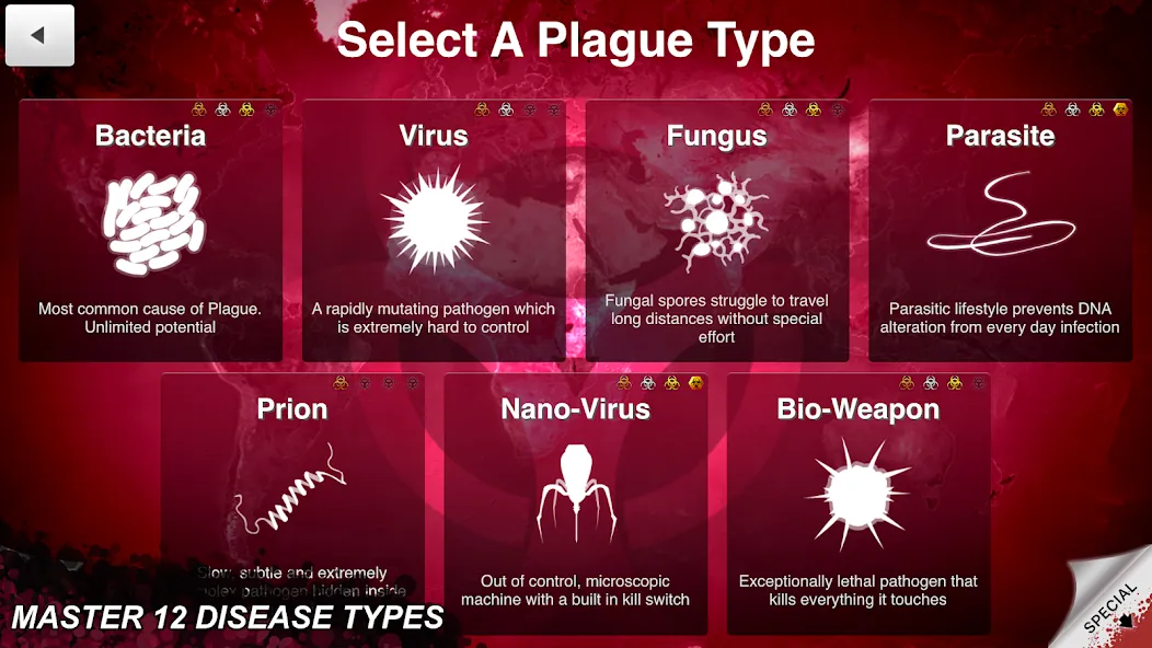 Скачать Plague Inc. [MOD: разблокированы все вирусы и сценарии] на телефон — скриншот 4