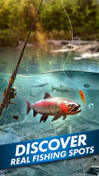Ultimate Fishing! Fish Game [MOD: безлимитные деньги и приманки] последняя версия — скриншот 3