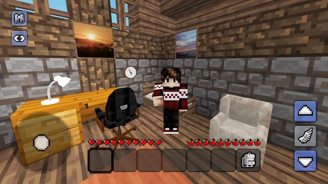 Megacraft - Block Craft [MOD: безлимитные ресурсы и открыты все блоки] — Скачать бесплатно (APK) — скриншот 1