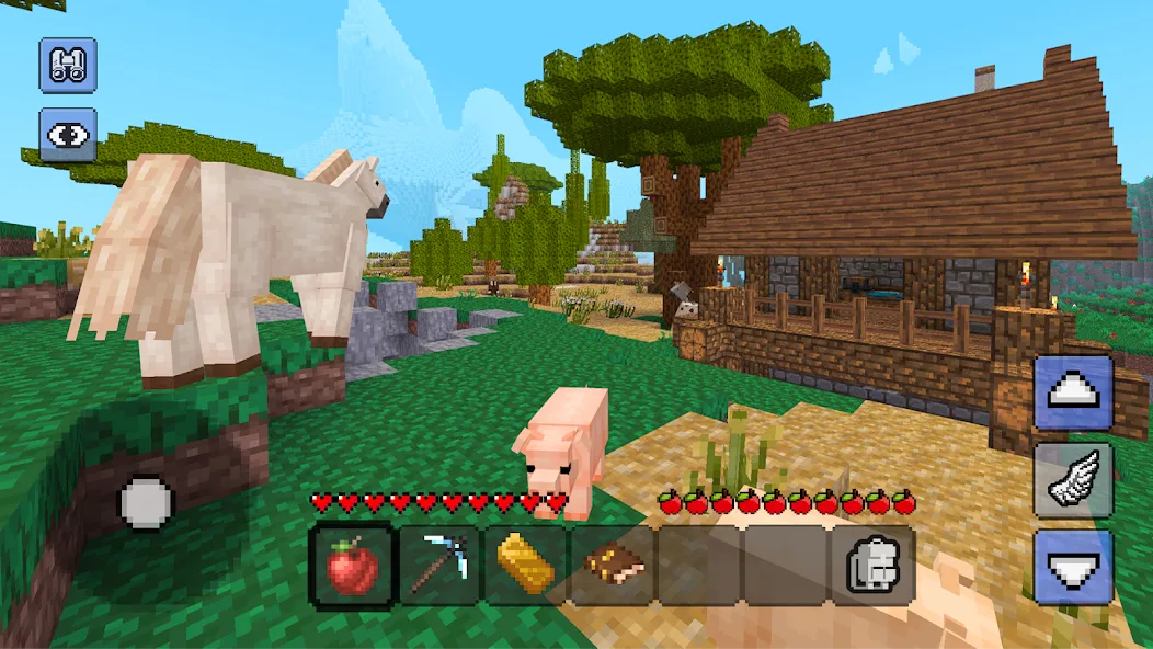 Megacraft - Block Craft [MOD: безлимитные ресурсы и открыты все блоки] — Скачать бесплатно (APK) — скриншот 5