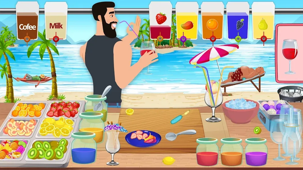 Boba cocktail:DIY recipe games [MOD: новые рецепты и безлимитные деньги] (Бесплатно / APK) — скриншот 1