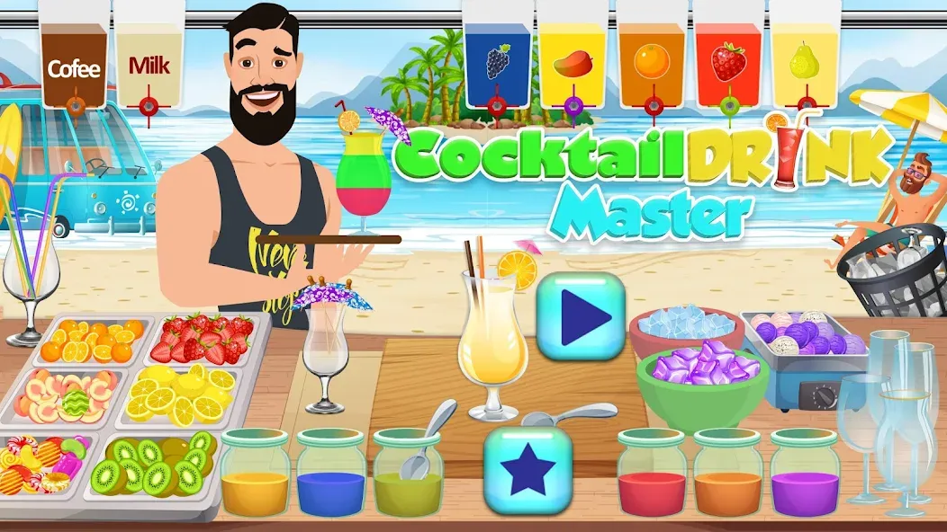 Boba cocktail:DIY recipe games [MOD: новые рецепты и безлимитные деньги] (Бесплатно / APK) — скриншот 3