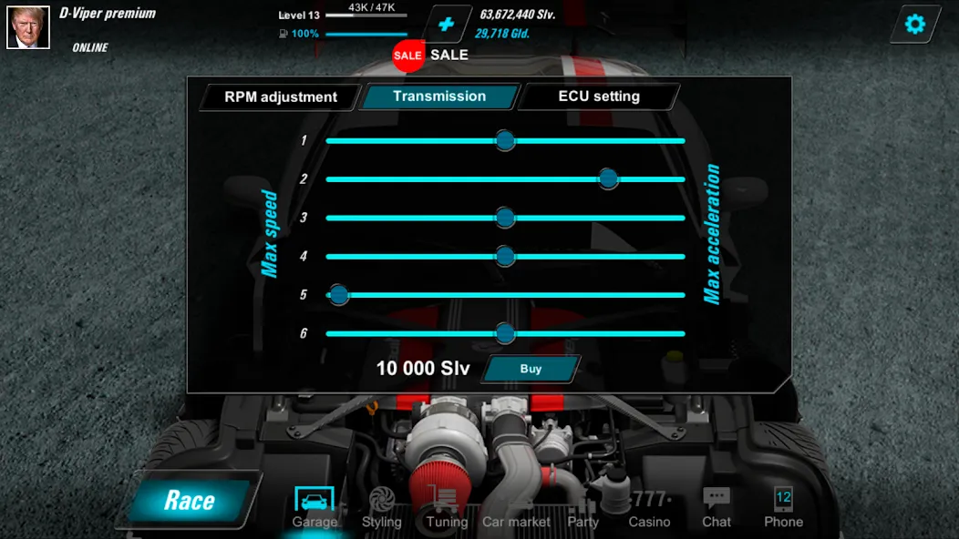 Forbidden Racing [MOD: безлимитные деньги и все машины] — Скачать бесплатно (APK) — скриншот 4