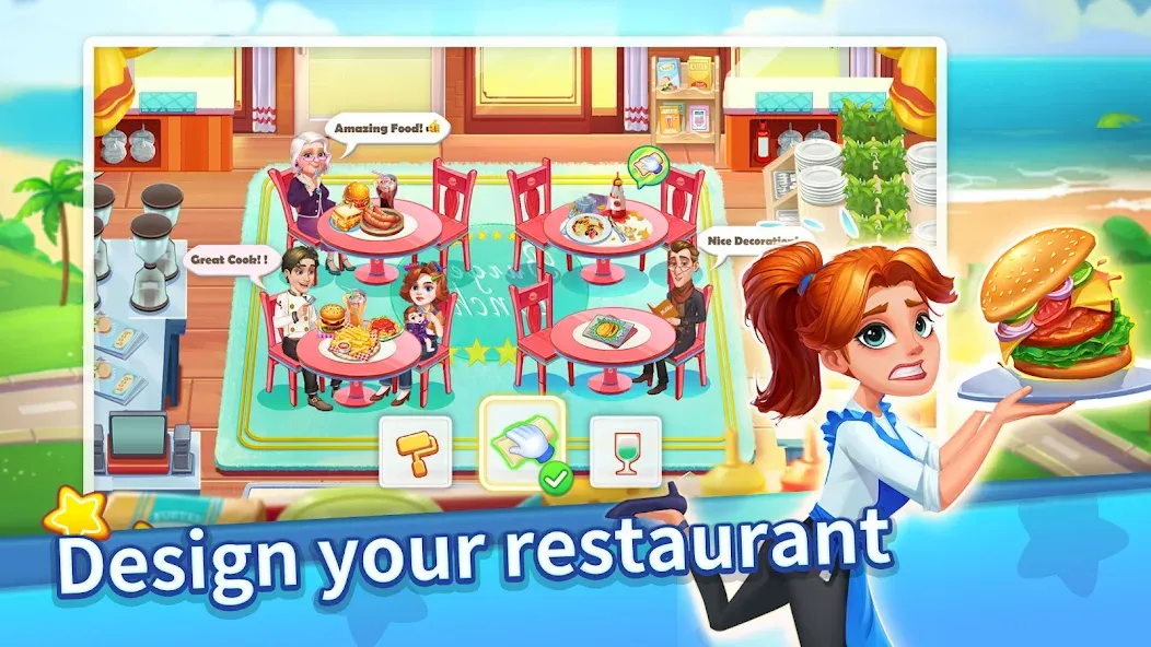 Cooking Master Adventure Games [MOD: безлимитные монеты и энергия] — Скачать бесплатно (APK) — скриншот 2