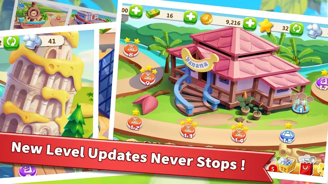 Rising Super Chef - Cook Fast [MOD: безлимитные монеты и энергия] последняя версия — скриншот 2