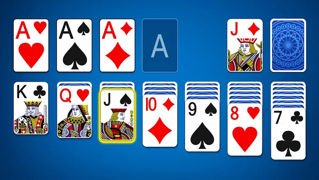 Скачать взлом Solitaire Card Game [MOD: без рекламы и безлимитные подсказки] — скриншот 1