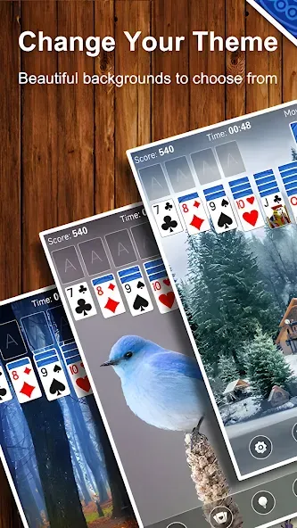 Скачать взлом Solitaire Card Game [MOD: без рекламы и безлимитные подсказки] — скриншот 3