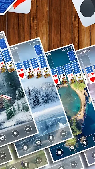 Скачать взлом Solitaire Card Game [MOD: без рекламы и безлимитные подсказки] — скриншот 4
