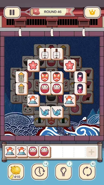 Скачать Tile Fun - Triple Puzzle Game [MOD: безлимитные подсказки и отмены ходов] — скриншот 3