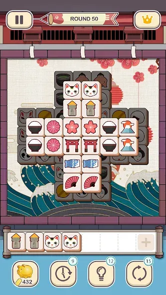 Скачать Tile Fun - Triple Puzzle Game [MOD: безлимитные подсказки и отмены ходов] — скриншот 4
