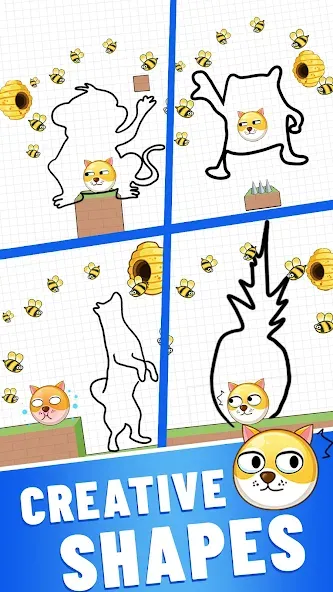 Взломанная Save the Doge [MOD: бесконечные жизни и монеты] на Андроид — скриншот 3