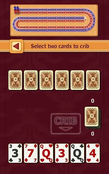 Скачать Cribbage [MOD: бесконечные очки и подсказки] — скриншот 4