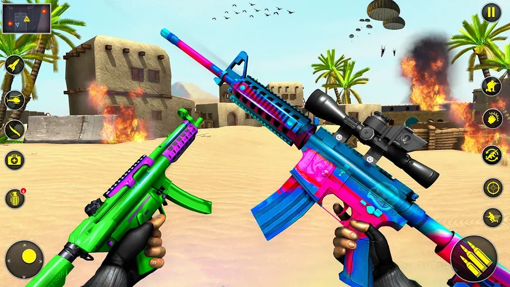 Fps Shooting Strike: Gun Games [MOD: безлимитные патроны и оружие] последняя версия — скриншот 2