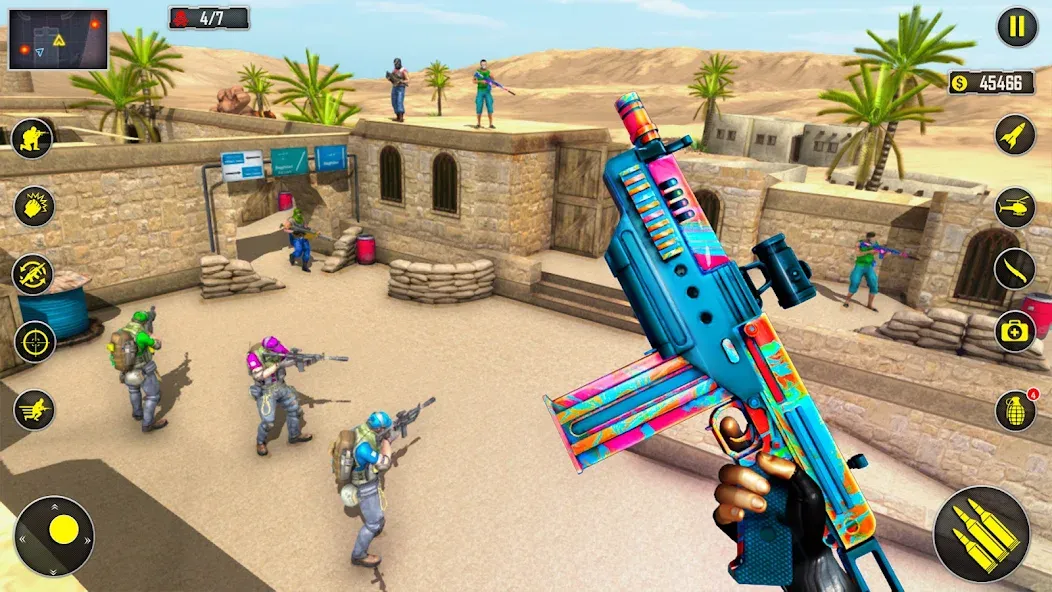 Fps Shooting Strike: Gun Games [MOD: безлимитные патроны и оружие] последняя версия — скриншот 3