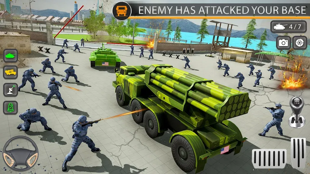 Army Transport Military Games [MOD: безлимитное топливо и все миссии] — Скачать бесплатно (APK) — скриншот 1