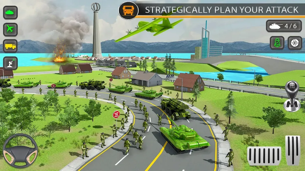 Army Transport Military Games [MOD: безлимитное топливо и все миссии] — Скачать бесплатно (APK) — скриншот 3