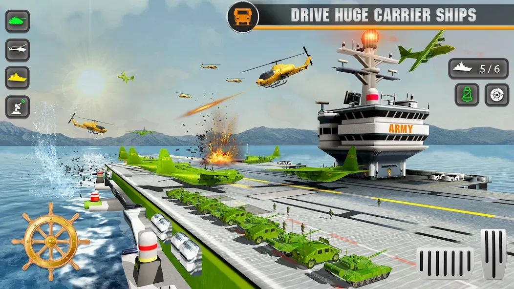 Army Transport Military Games [MOD: безлимитное топливо и все миссии] — Скачать бесплатно (APK) — скриншот 5