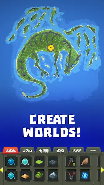 WorldBox - Sandbox God Sim [MOD: безлимитные ресурсы и всё открыто] (Бесплатно / APK) — скриншот 1