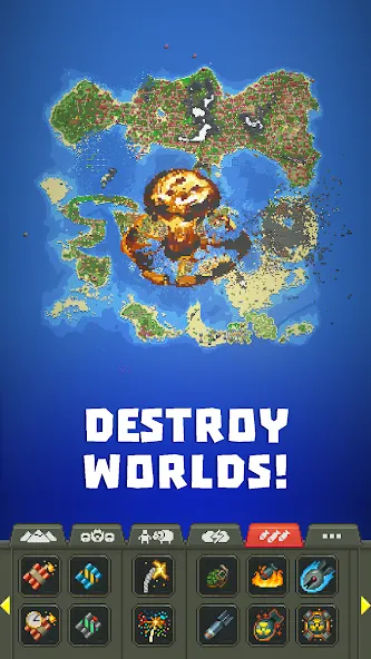 WorldBox - Sandbox God Sim [MOD: безлимитные ресурсы и всё открыто] (Бесплатно / APK) — скриншот 4