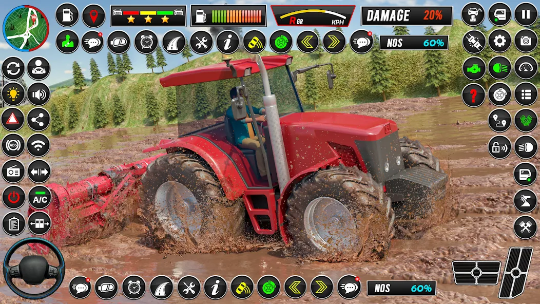 Скачать Indian Tractor Games Simulator [MOD: безлимитные деньги и топливо] — скриншот 1