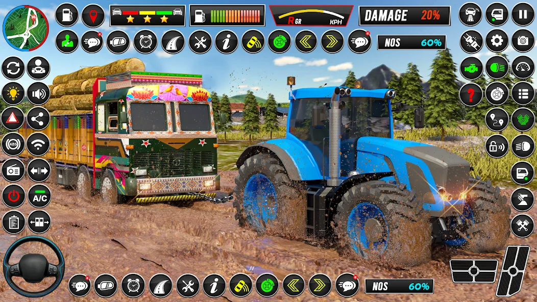 Скачать Indian Tractor Games Simulator [MOD: безлимитные деньги и топливо] — скриншот 2